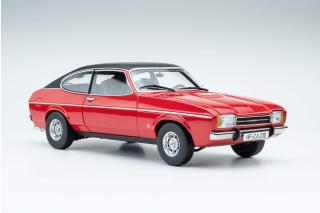Ford Capri II Ghia 3.0 (1974 - 1977)  - spanisch red with vinyl top black Touring Modelcars 1:18 Metallmodell  - Türen, Motorhaube und Kofferraum zu öffnen!